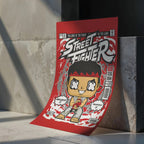 Street Fighter Art Wall Decor – Retro Cartoon Comic Poster