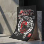 Motocompo Art Wall Decor – Retro Cartoon Comic Poster