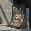 Cast Away Art Wall Decor – Retro Cartoon Comic Poster