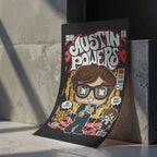 Austin Powers Pop Art Wall Decor – Retro Cartoon Comic Poster