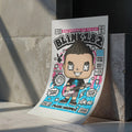 Mark Hoppus Blink 182 Art Wall Decor – Retro Cartoon Comic Poster