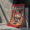 Axl Rose Pop Art Wall Decor – Retro Cartoon Comic Poster