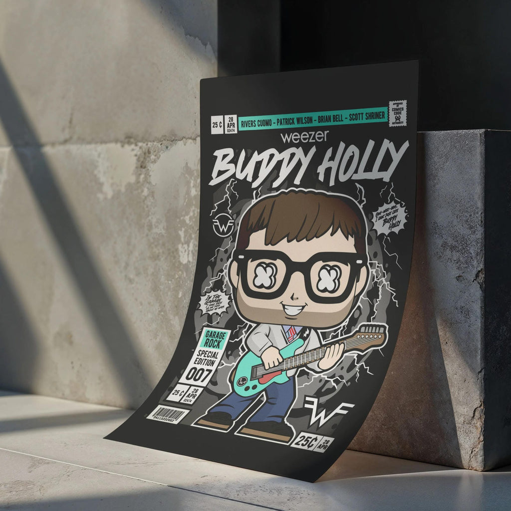 Weezer Art Wall Decor – Retro Cartoon Comic Poster