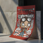 Marty BTTF Art Wall Decor – Retro Cartoon Comic Poster