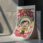 Tapatio Man Art Wall Decor – Retro Cartoon Comic Poster