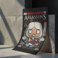 Assassin's Creed Pop Art Wall Decor – Retro Cartoon Comic Poster