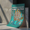 King Triton Art Wall Decor – Retro Cartoon Comic Poster