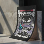 Thanos Venomized Art Wall Decor – Retro Cartoon Comic Poster