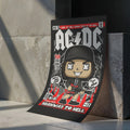Angus Young AC/DC Pop Art Wall Decor – Retro Cartoon Comic Poster