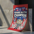 Babe Ruth Pop Art Wall Decor – Retro Cartoon Comic Poster