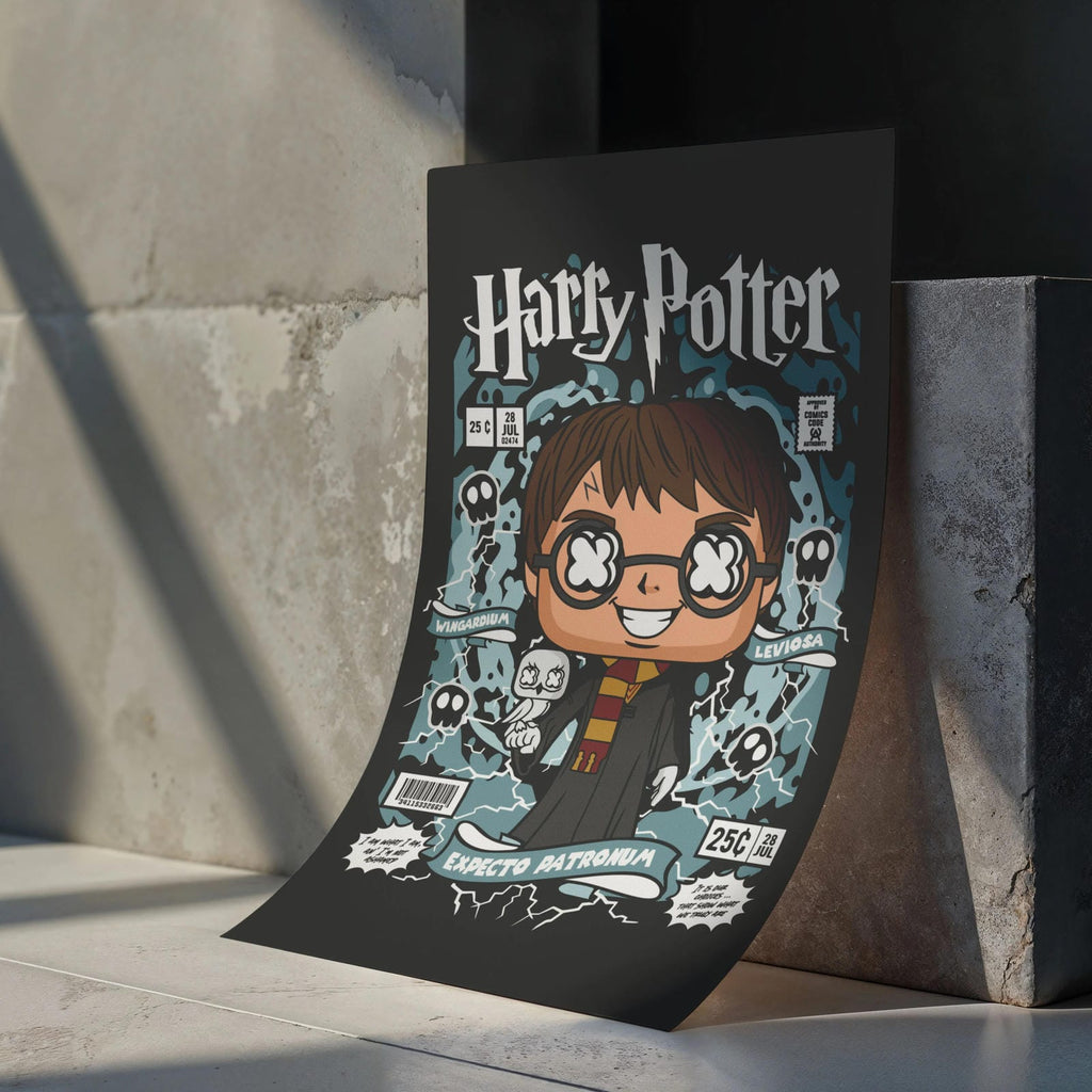 Harry Potter Art Wall Decor – Retro Cartoon Comic Poster