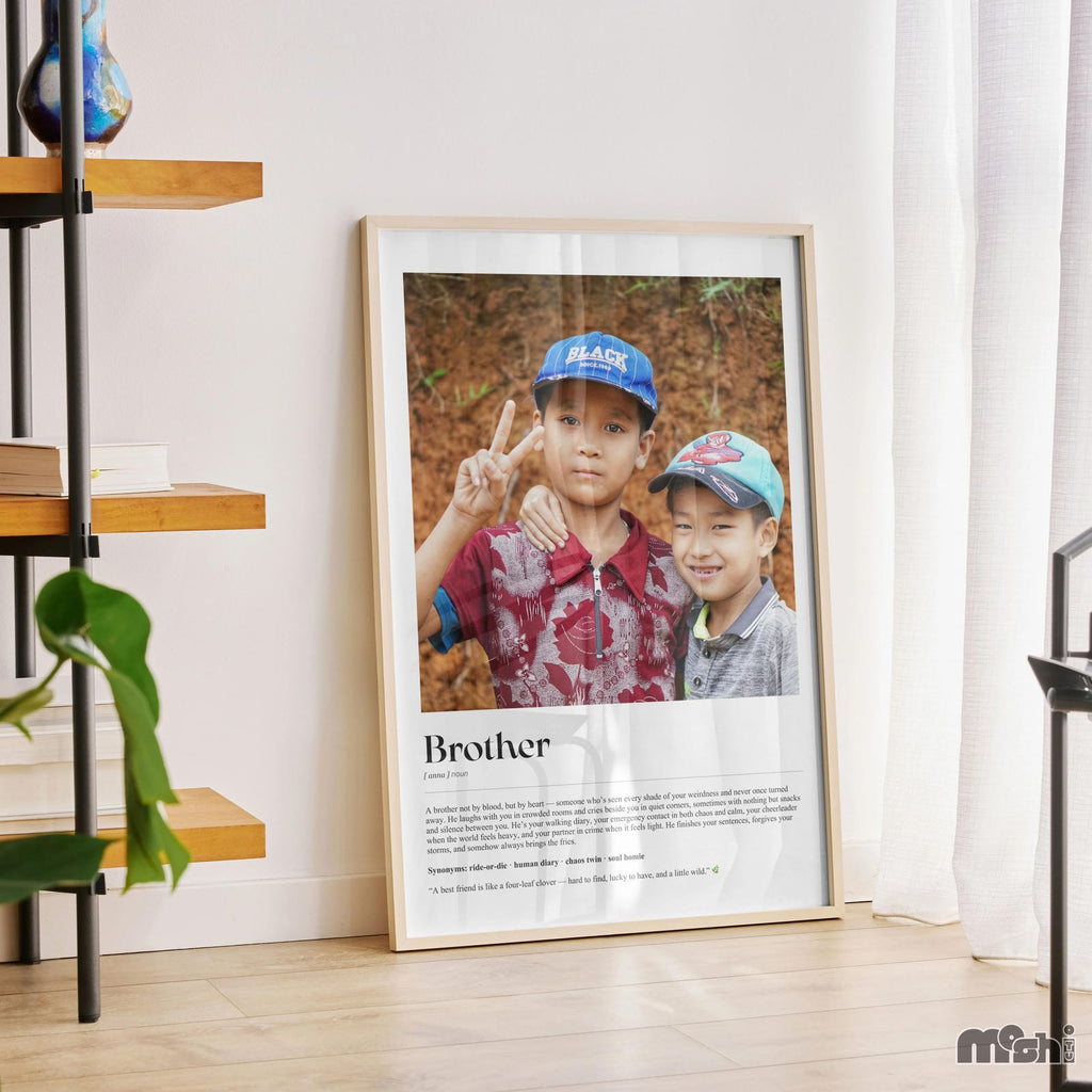 The Best Brother Gift – Heartfelt Frame for Siblings