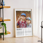 The Best Brother Gift – Heartfelt Frame for Siblings
