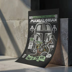 Mandalorian Art Wall Decor – Retro Cartoon Comic Poster