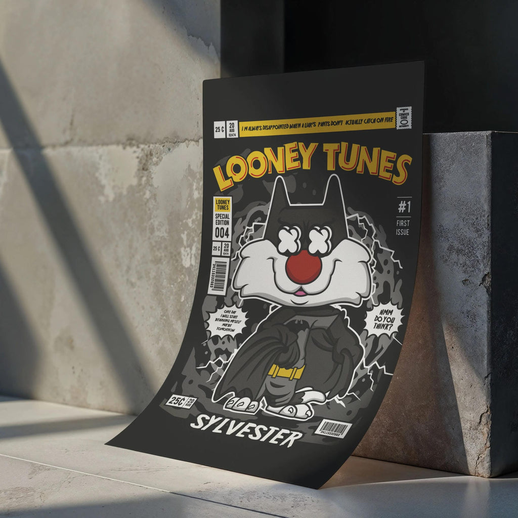 Sylvester Art Wall Decor – Retro Cartoon Comic Poster