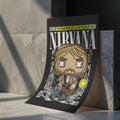 Nirvana Kurt Cobain Art Wall Decor – Retro Cartoon Comic Poster