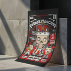 Freddy Mercury Bohemian Art Wall Decor – Retro Cartoon Comic Poster