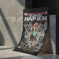 Lara Tomb Raider Art Wall Decor – Retro Cartoon Comic Poster