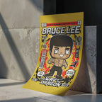 Bruce Lee Pop Art Wall Decor – Retro Cartoon Comic Poster