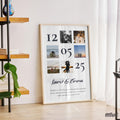 Custom Photo & Date Milestone Print