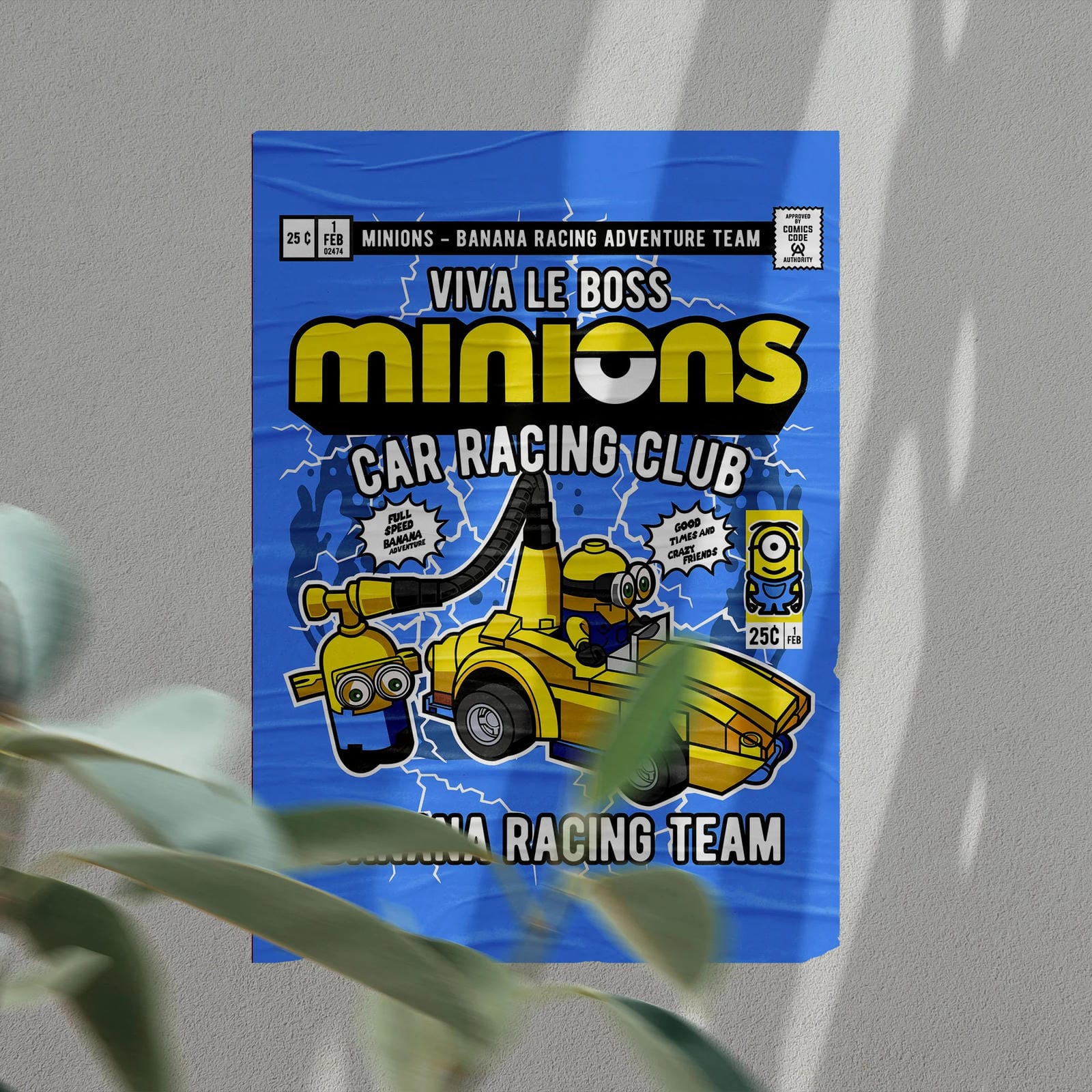 Minions Art Wall Decor – Retro Cartoon Comic Poster