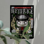 Beetlejuice Pop Art Wall Decor – Retro Cartoon Comic Poster