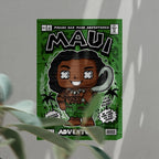 Maui Moana Art Wall Decor – Retro Cartoon Comic Poster