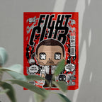 Fight Club Art Wall Decor – Retro Cartoon Comic Poster