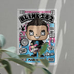 Mark Hoppus Blink 182 Art Wall Decor – Retro Cartoon Comic Poster