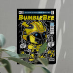 Bumblebee Art Wall Decor – Retro Cartoon Comic Poster