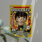 Bruce Lee Pop Art Wall Decor – Retro Cartoon Comic Poster