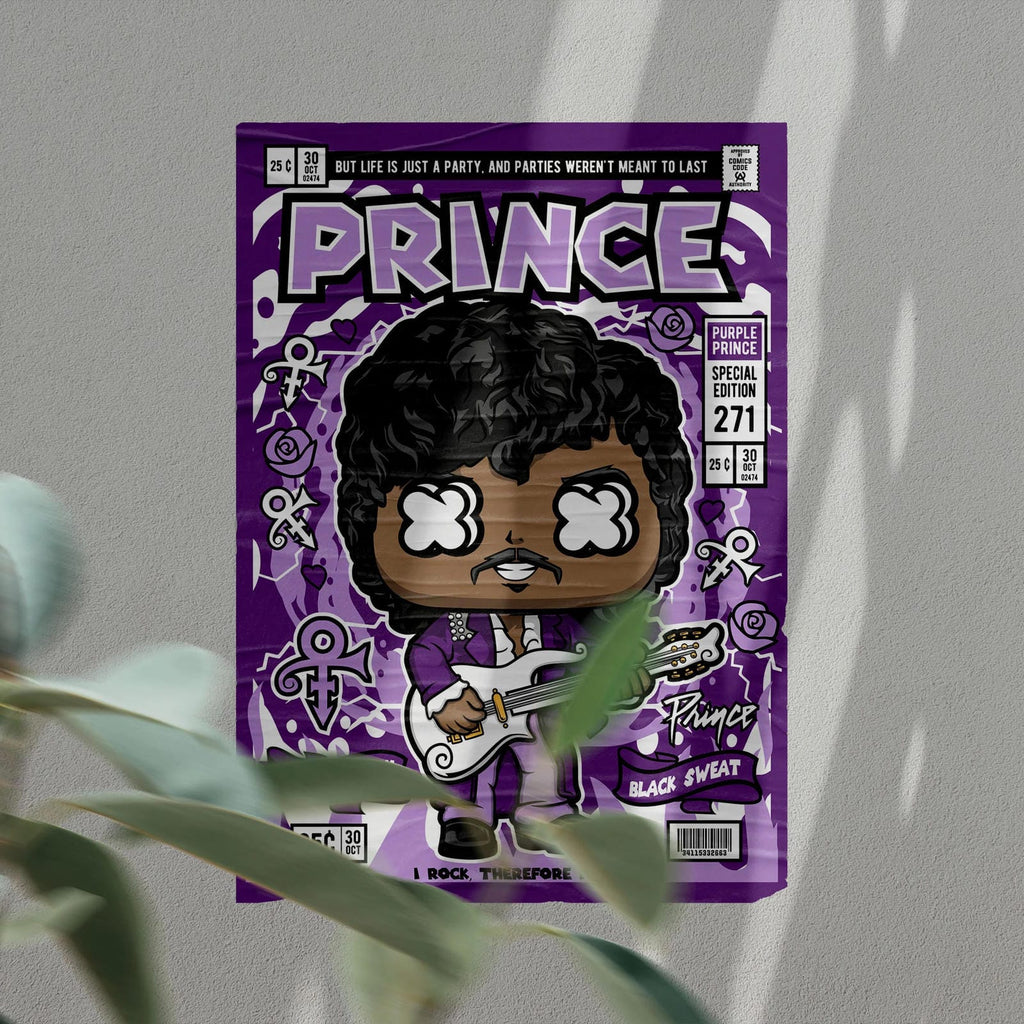 Prince Art Wall Decor – Retro Cartoon Comic Poster