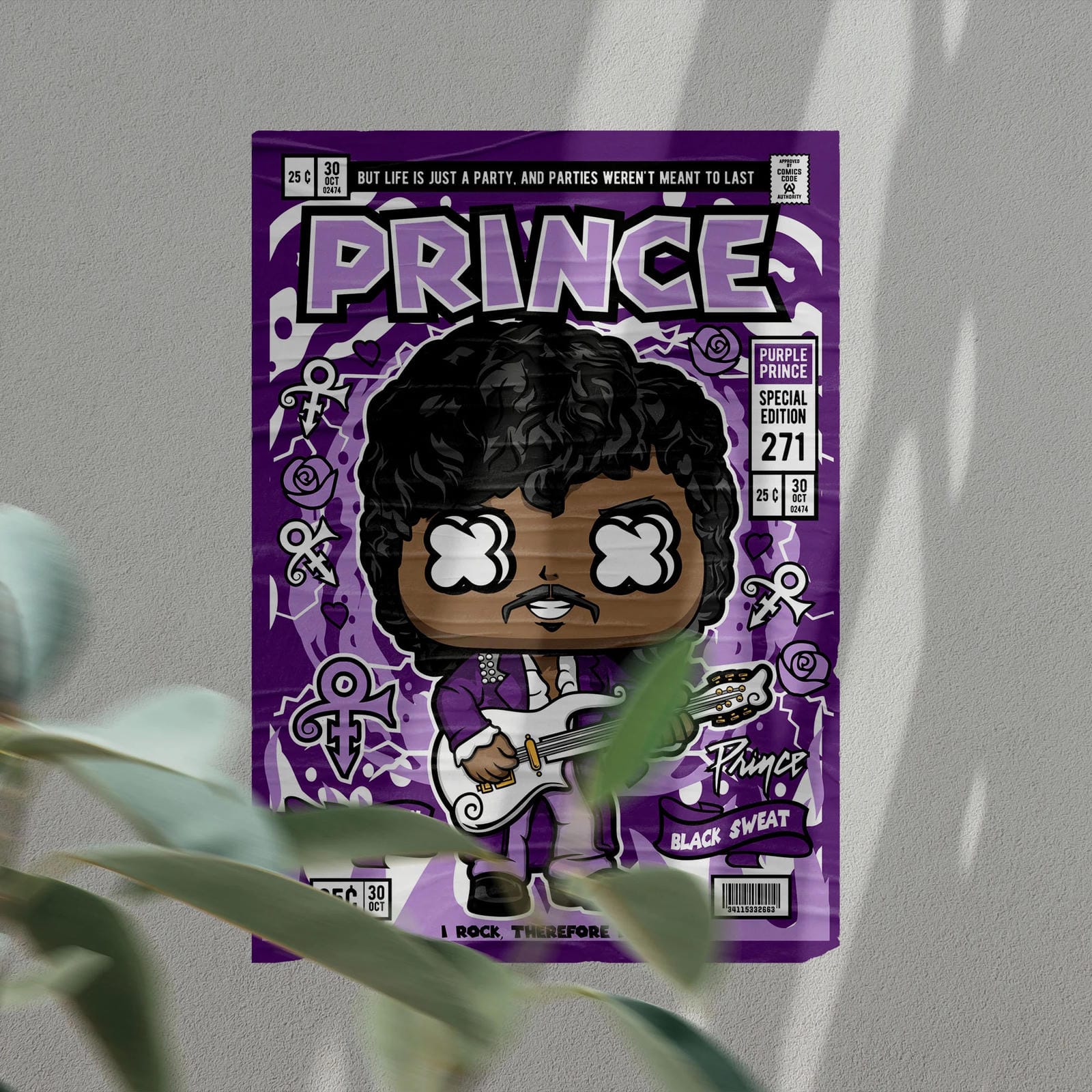 Prince Art Wall Decor – Retro Cartoon Comic Poster