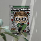 Lewis Capaldi Art Wall Decor – Retro Cartoon Comic Poster