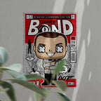 James Bond Art Wall Decor – Retro Cartoon Comic Poster
