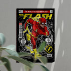 The Flash Art Wall Decor – Retro Cartoon Comic Poster