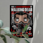 Negan Walking Dead Art Wall Decor – Retro Cartoon Comic Poster