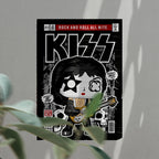 Kiss Art Wall Decor – Retro Cartoon Comic Poster