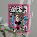Machine Gun Kelly Art Wall Decor – Retro Cartoon Comic Poster