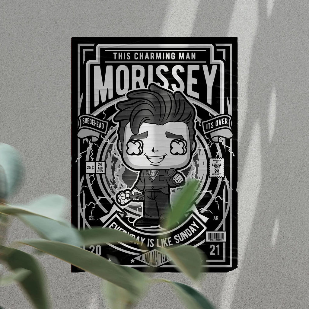 Morissey Art Wall Decor – Retro Cartoon Comic Poster