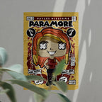 Paramore Hayley Williams Art Wall Decor – Retro Cartoon Comic Poster