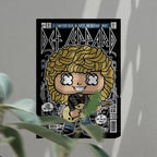 Rick Savage Deff Lepard Art Wall Decor – Retro Cartoon Comic Poster