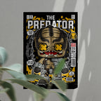 Predator Art Wall Decor – Retro Cartoon Comic Poster