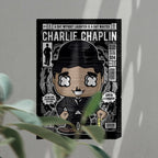 Charlie Chaplin Art Wall Decor – Retro Cartoon Comic Poster