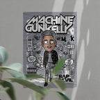 Machine Gun_Kelly Art Wall Decor – Retro Cartoon Comic Poster