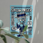 Snow Miser Art Wall Decor – Retro Cartoon Comic Poster
