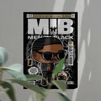 Men In Black Art Wall Decor – Retro Cartoon Comic Poster
