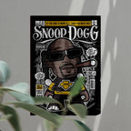 Snoop Dog Art Wall Decor – Retro Cartoon Comic Poster