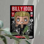 Billy Idol Pop Art Wall Decor – Retro Cartoon Comic Poster