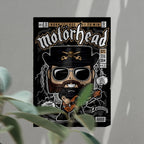 Lemmy Killmister Motorhead Art Wall Decor – Retro Cartoon Comic Poster